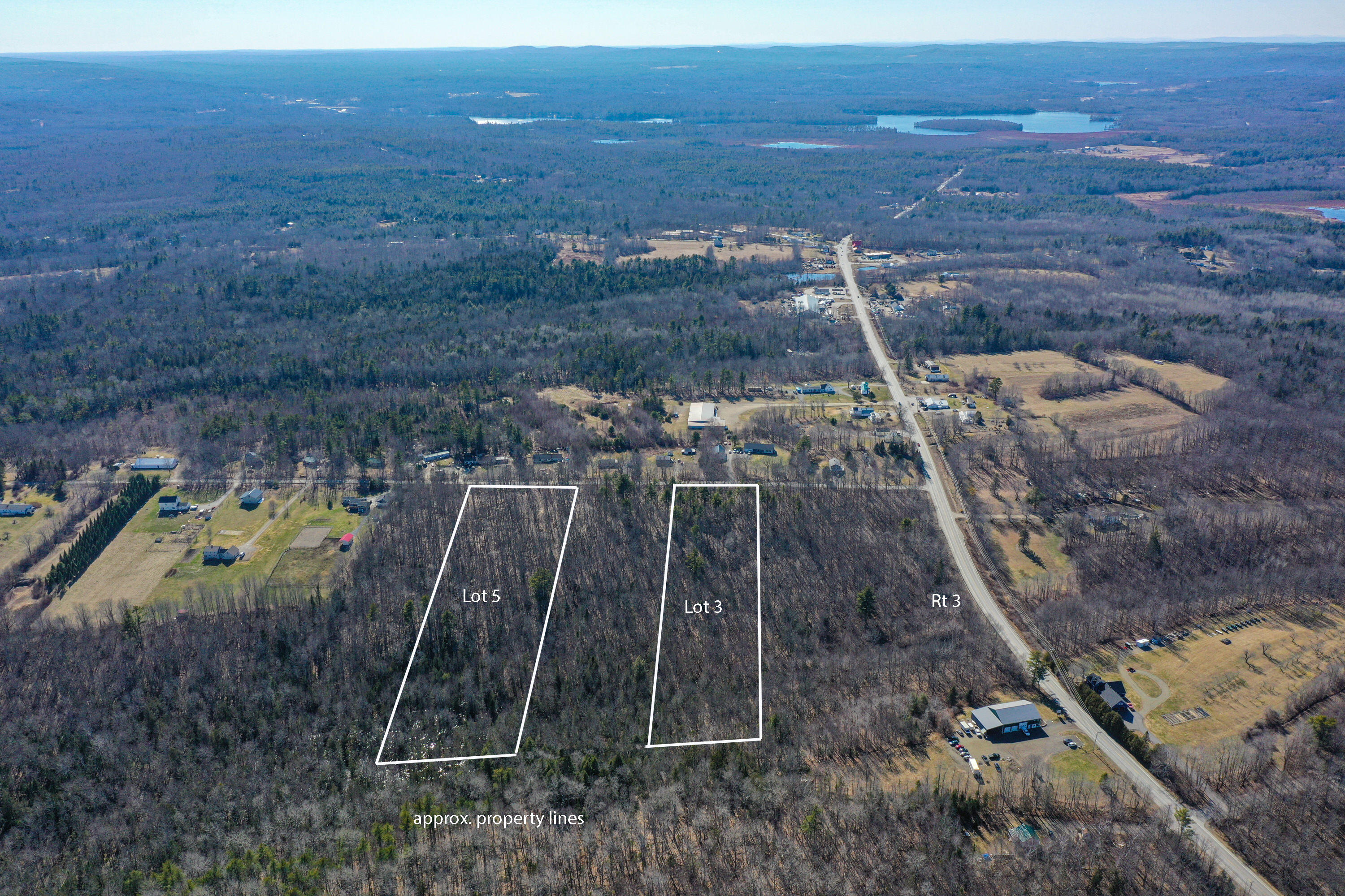 Lot # Bicknell Road Belmont, ME 04952 - Photo 8 of 10 Bicknell3&5ZoomedOutAerial