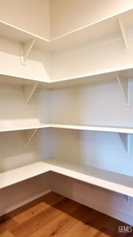 a close view of closet