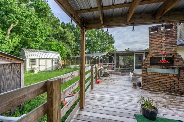 a view of outdoor space with seating