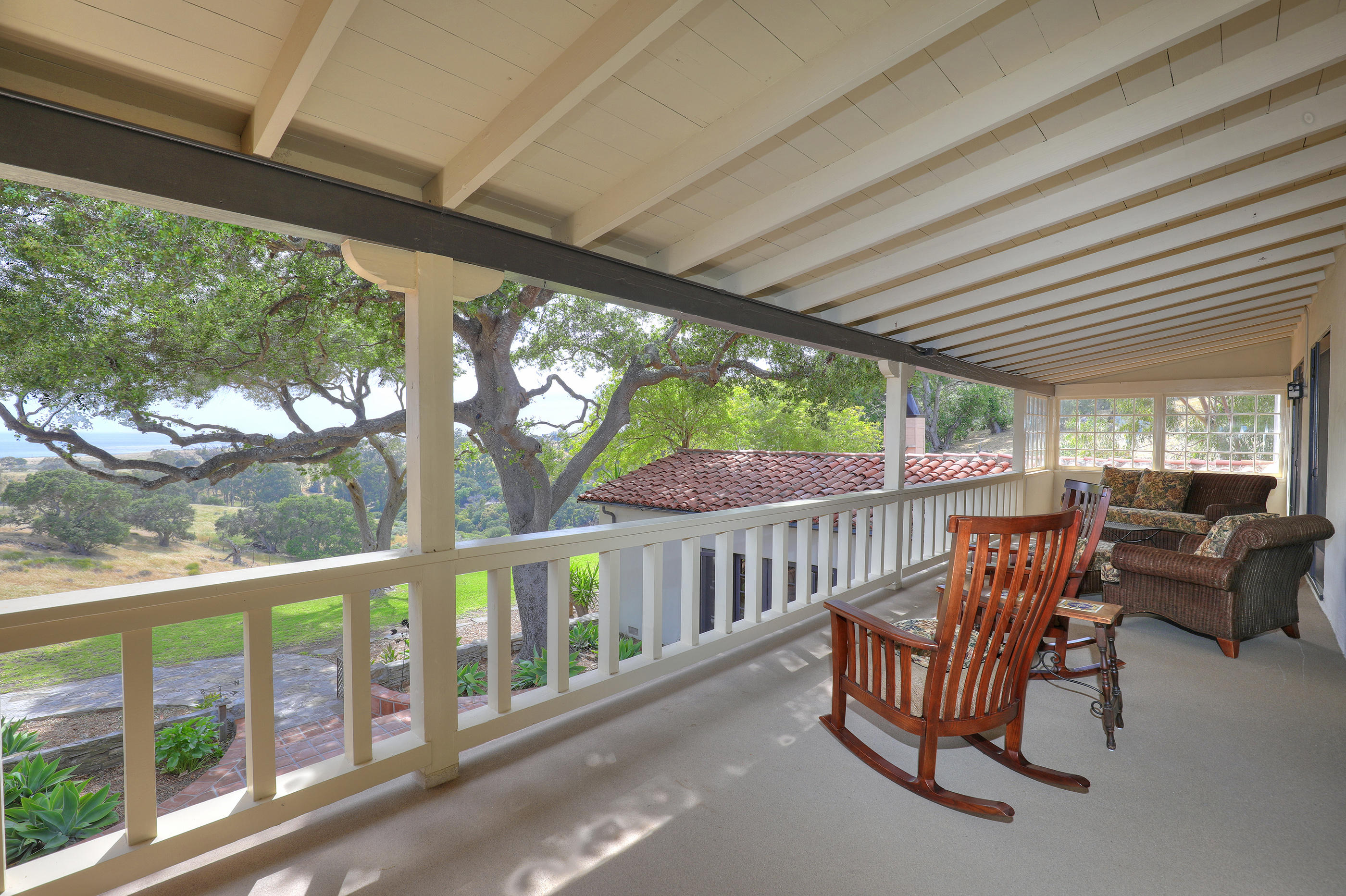 71 Hollister Ranch Road Lompoc, CA 93436 - Photo 19 of 31 a balcony with furniture and garden view