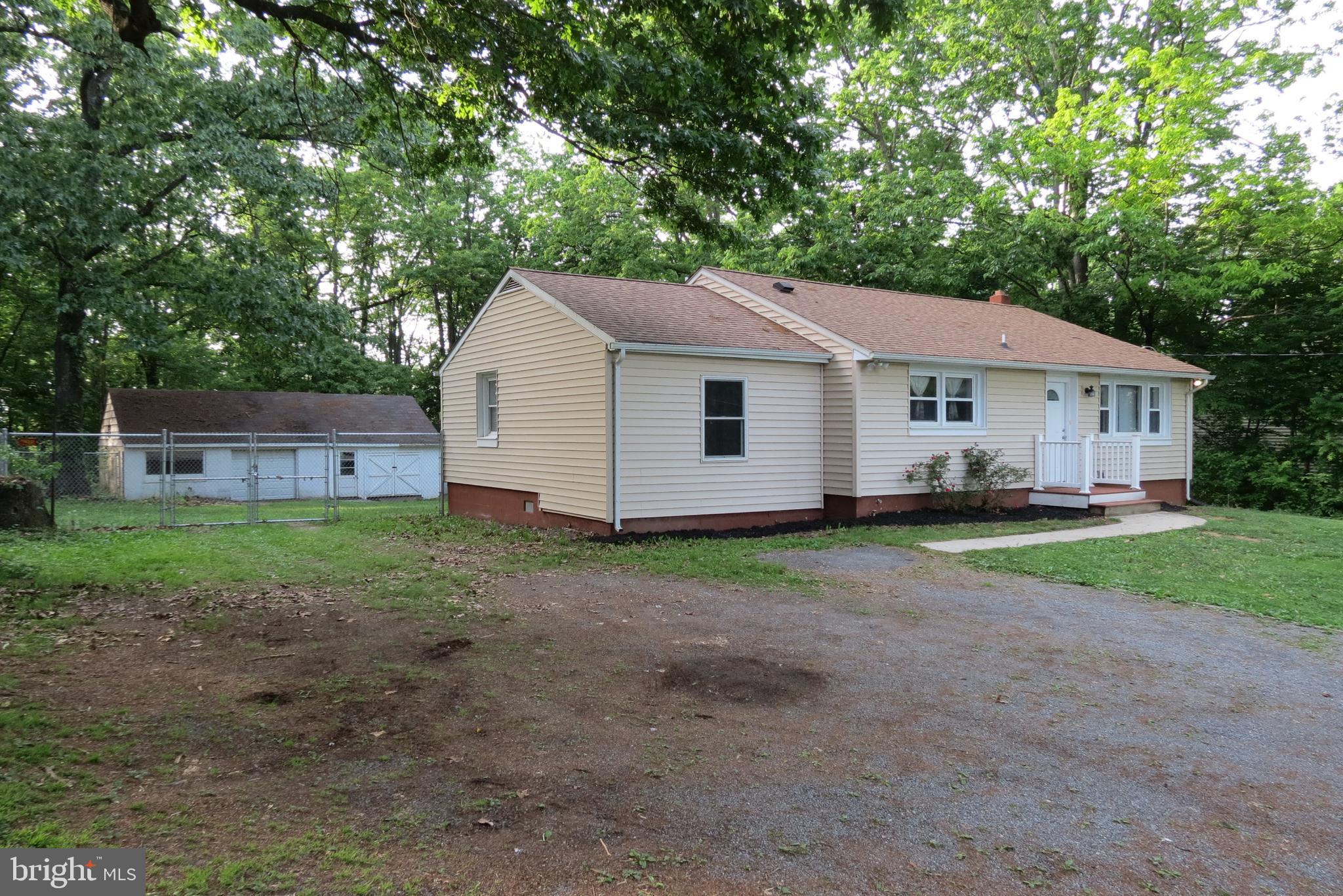 4822 Ridge Road Mount Airy, MD 21771 - Photo 3 of 38 Large parking area gated tall 6' fenced rear
