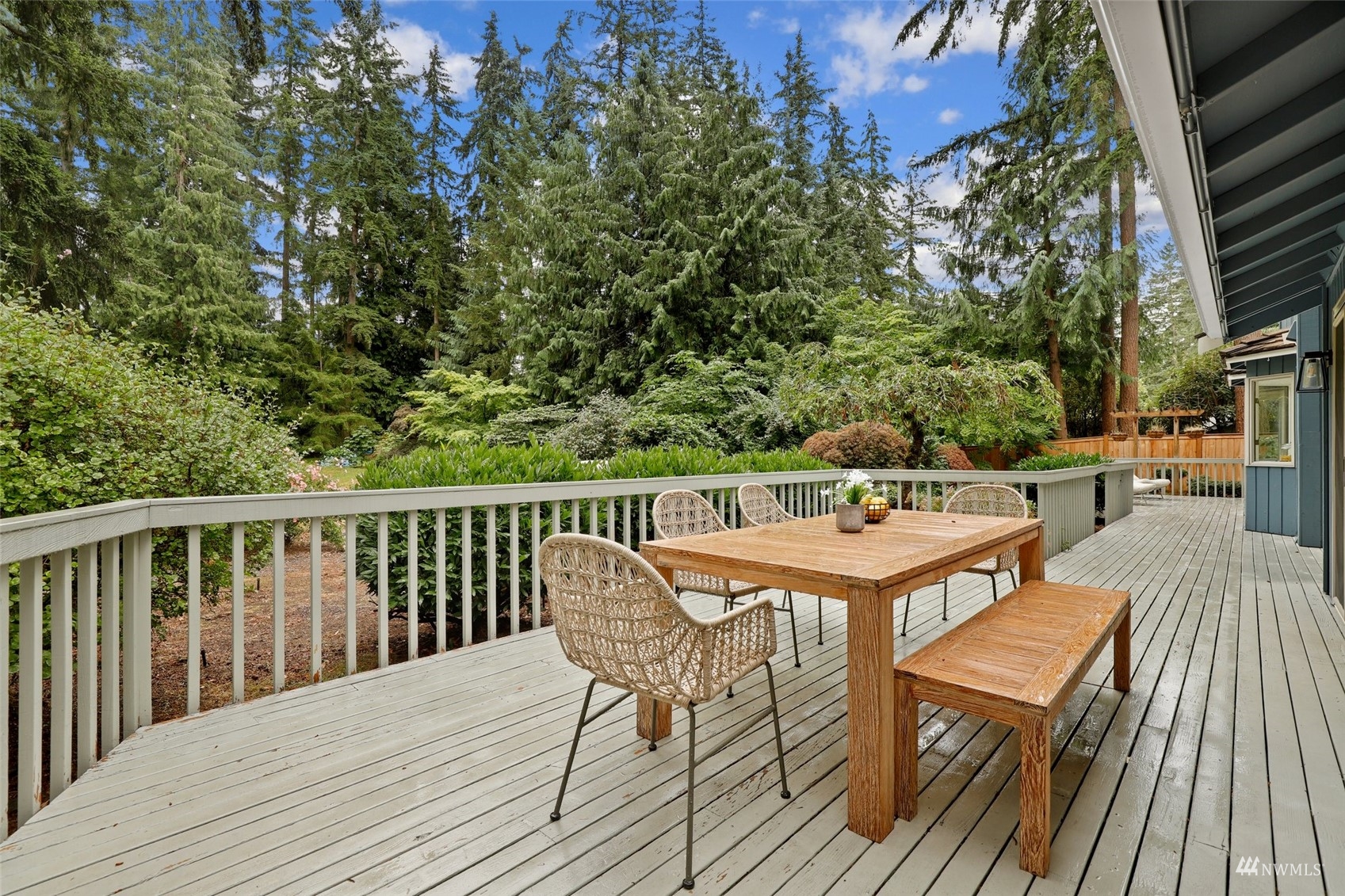 17521 5th Avenue West Bothell, WA 98012 - Photo 18 of 40 a balcony with wooden floor and city view