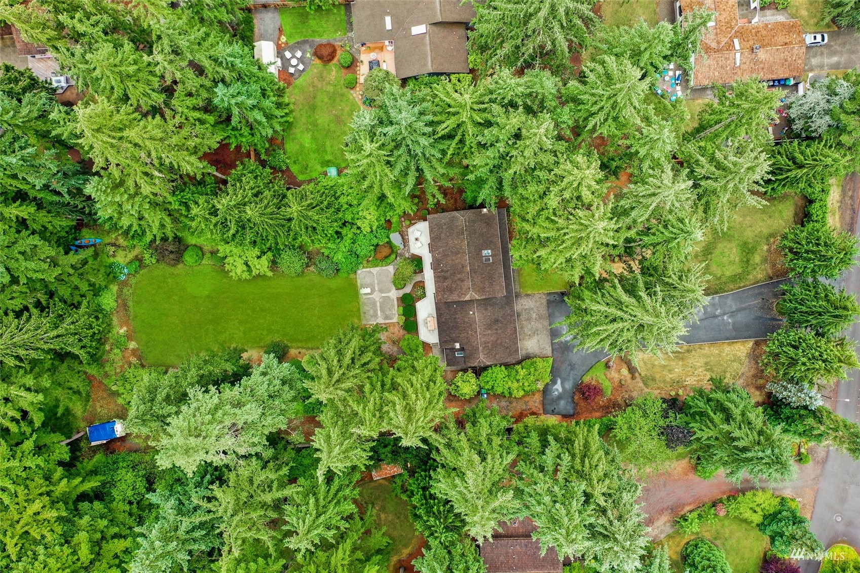17521 5th Avenue West Bothell, WA 98012 - Photo 39 of 40 an aerial view of a house with a yard