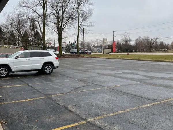 a view of street with cars