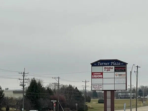 a sign on the side of a road