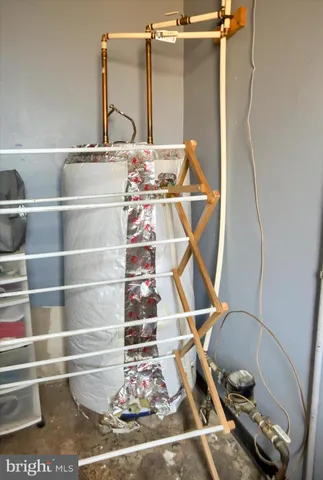 a room with gym equipment