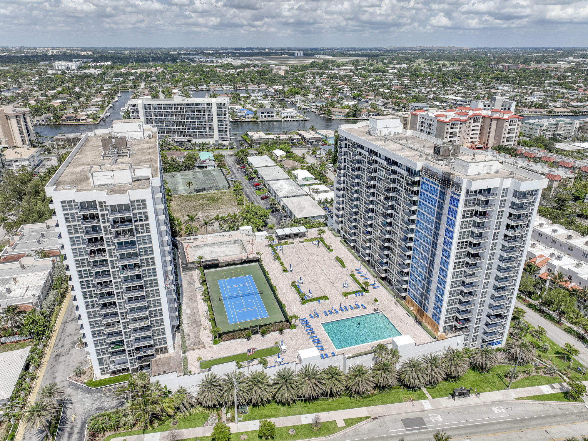 525 North Ocean Boulevard, Unit 1215 Pompano Beach, FL 33062 - Photo 16 of 16 an aerial view of a city