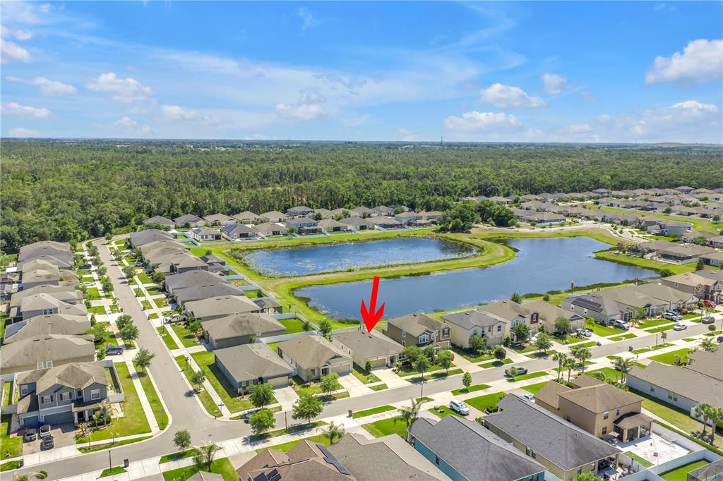13229 Orca Sound Drive Riverview, FL 33579 - Photo 2 of 37 an aerial view of residential houses with outdoor space