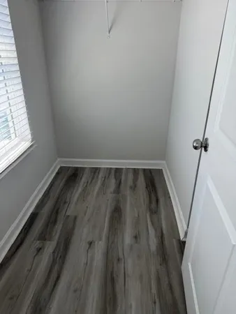 a view of wooden floor in a room
