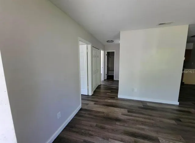 wooden floor in an empty room