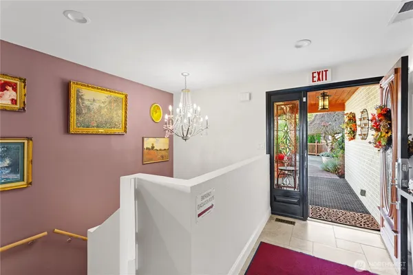 a very nice looking room with a large window