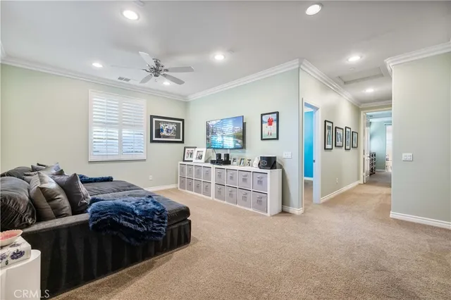 a view of a livingroom with furniture and window