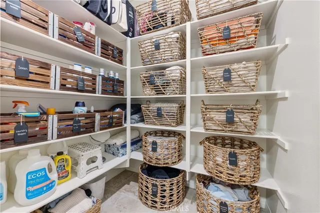 a bedroom with a bed and closet