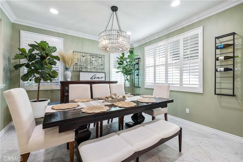 28537 Vista Del Rio Drive Valencia, CA 91354 - Photo 10 of 53 a view of a dining room with furniture window and outside view