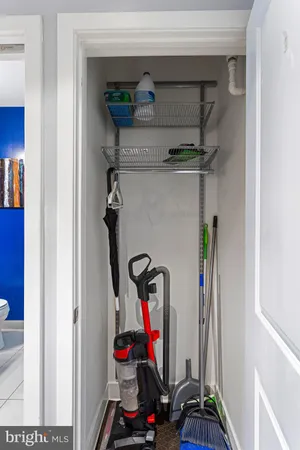 a view of walk in closet