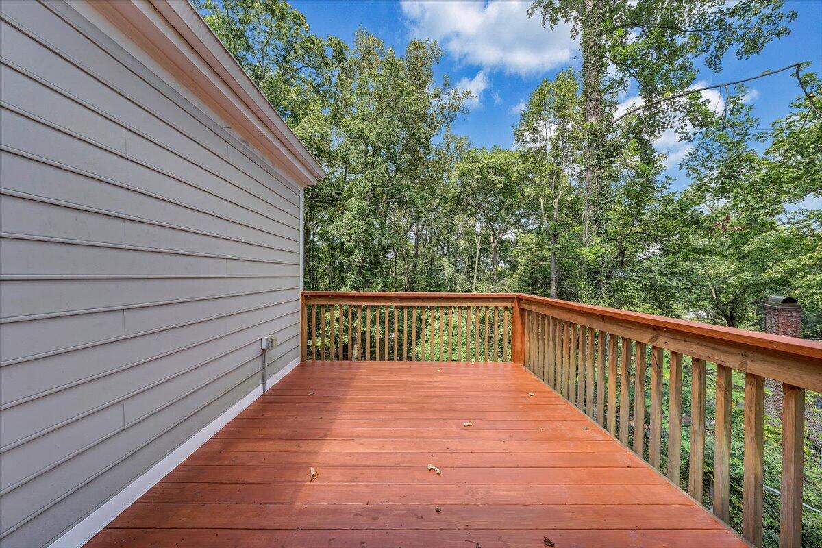 3135 West Ridge Road Southwest Roanoke, VA 24014 - Photo 40 of 50 a balcony with view of trees in front