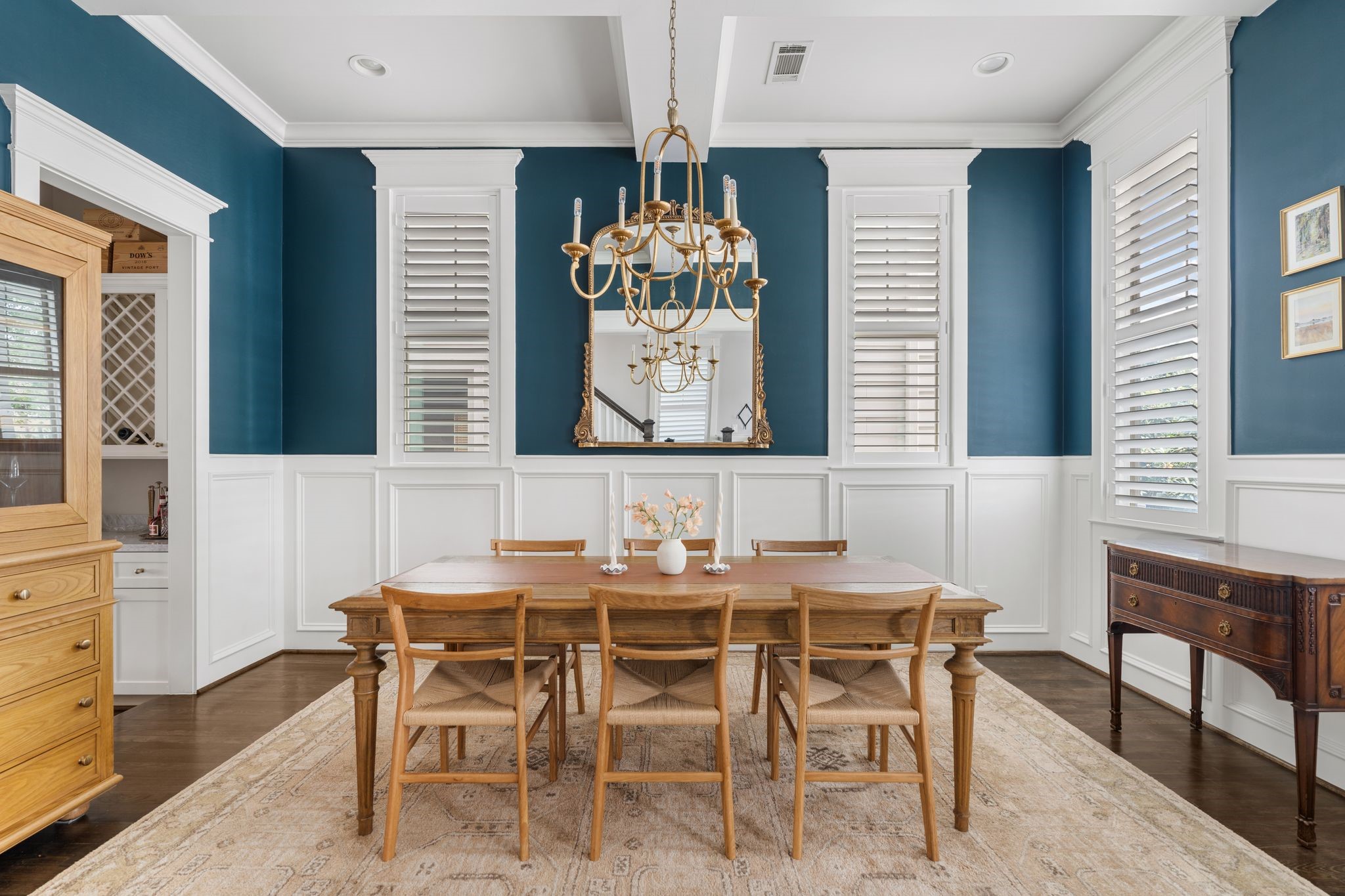 924 Aurora Street Houston, TX 77009 - Photo 5 of 37 The first floor unfolds with a beautifully appointed dining room that invites memorable gatherings.