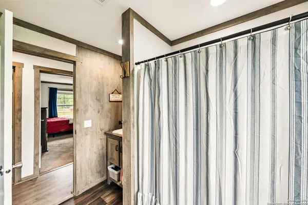 a view of a kitchen with washer and dryer