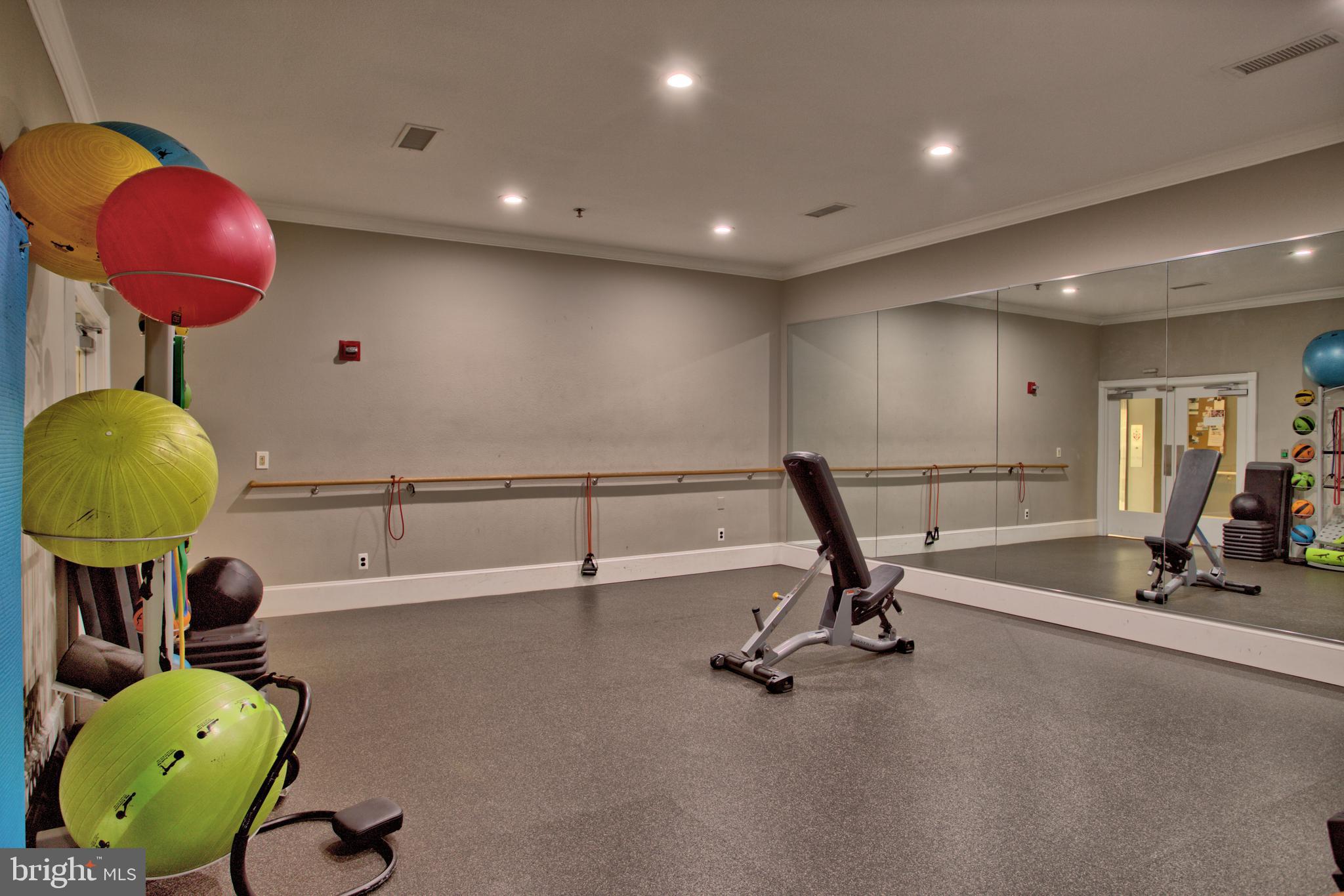 1570 Spring Gate Dr., Unit 7215 McLean, VA 22102 - Photo 21 of 30 a view of a room with gym equipment