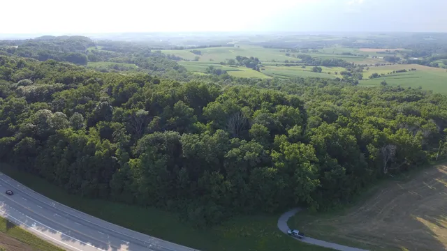a view of a city from a balcony