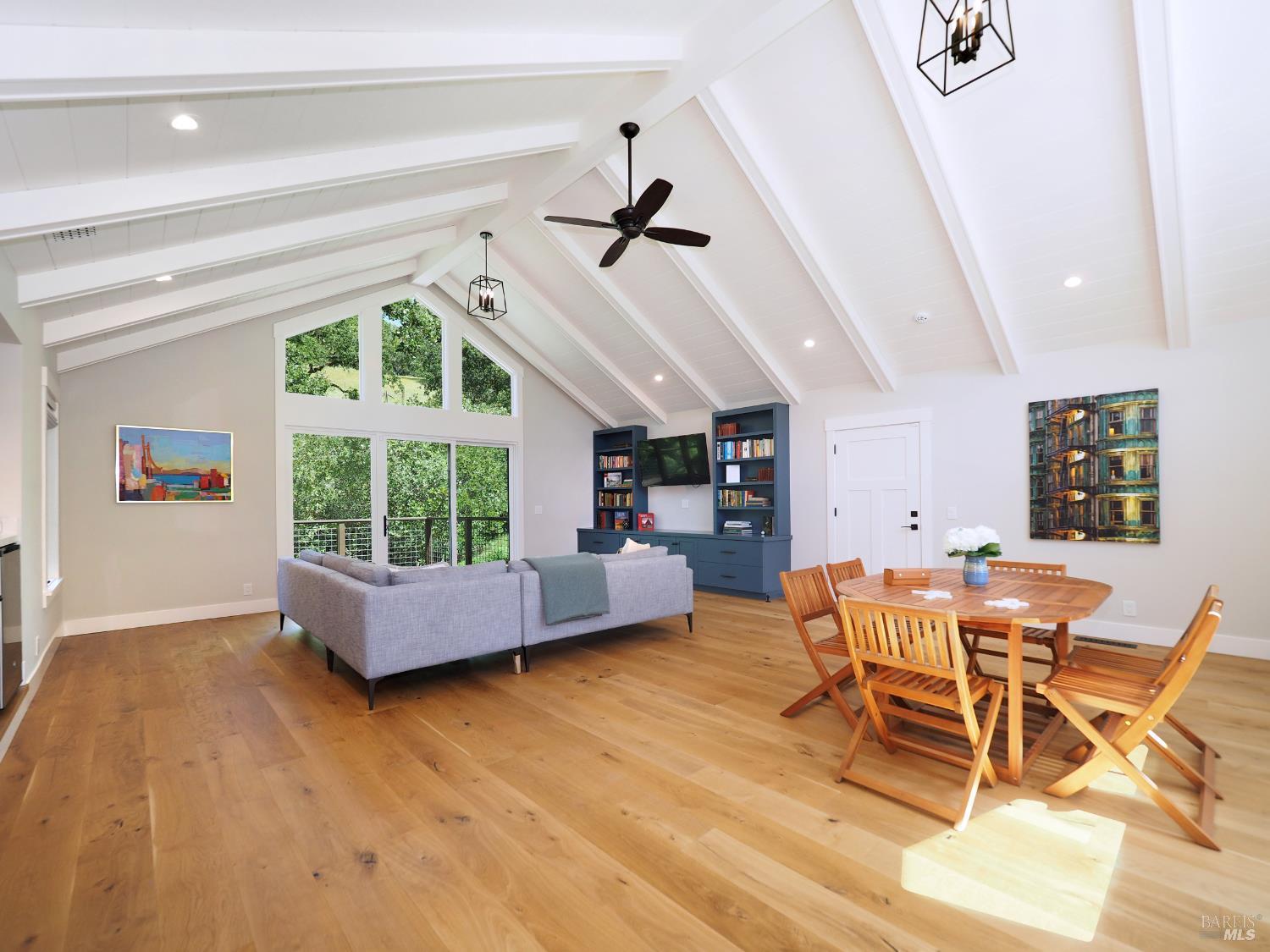 1575 Fox Ridge Road Geyserville, CA 95441 - Photo 18 of 57 Great room with private deck and wet bar. Wonderful room for family games, dancing and entertaining.