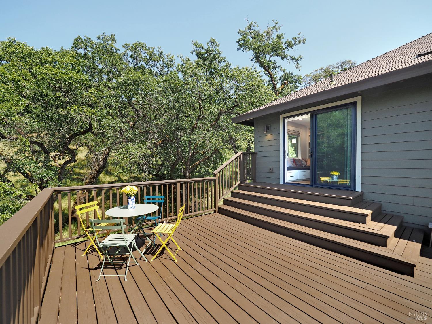1575 Fox Ridge Road Geyserville, CA 95441 - Photo 38 of 57 Primary bedroom access to deck and hot tub.