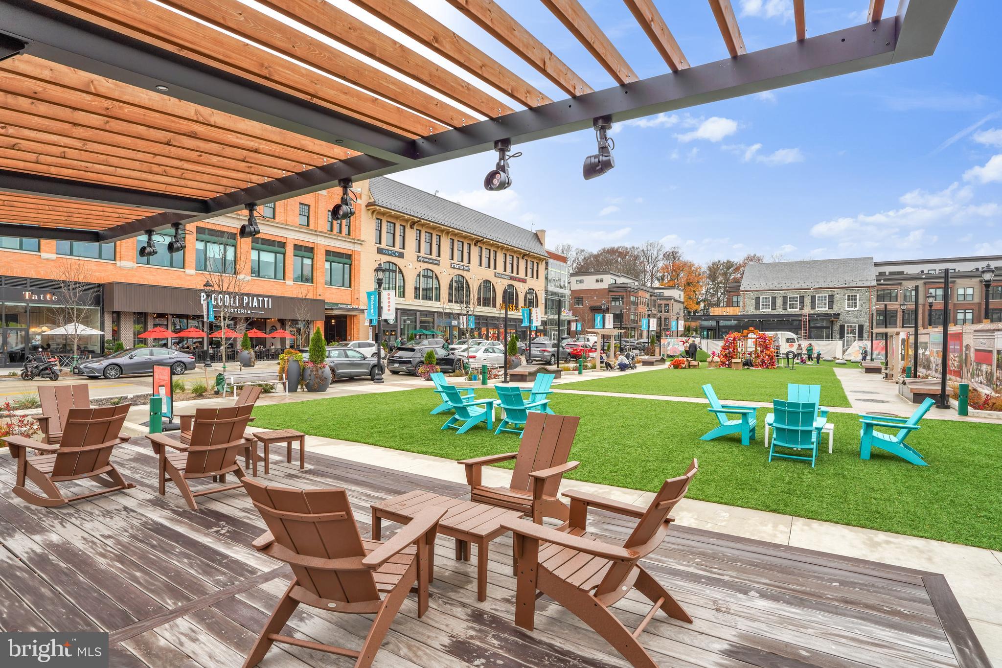 5420 Goshawk Alley Bethesda, MD 20816 - Photo 48 of 57 a view of a chairs and table in patio with a swimming pool