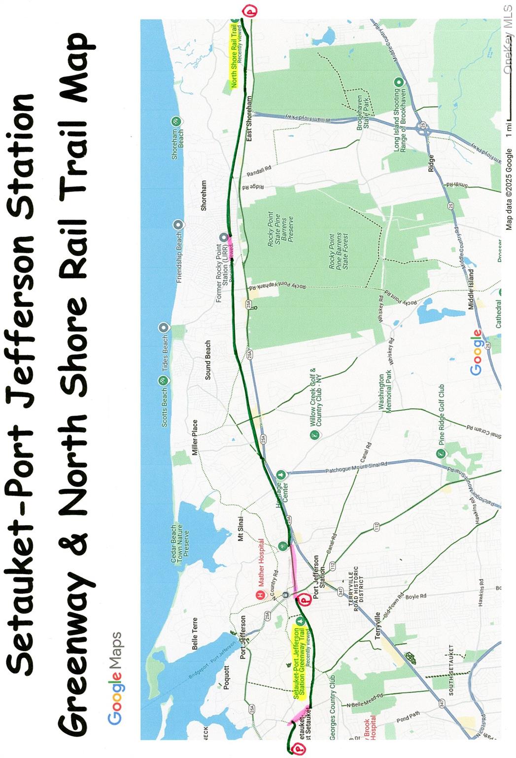 32 Prince Road Rocky Point, NY 11778 - Photo 42 of 43 Map of "North Shore Rail Trail"