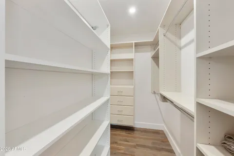 a view of walk in closet