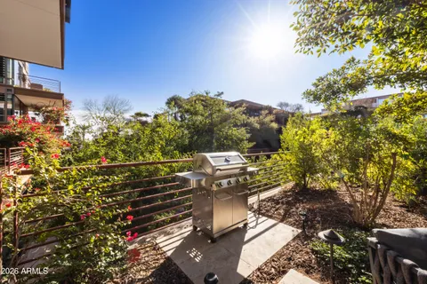 a view of outdoor space and city view