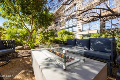 a view of a couches in a patio