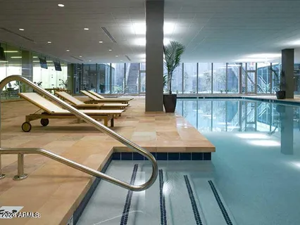 a room with gym equipment