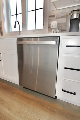 a close view of utility room