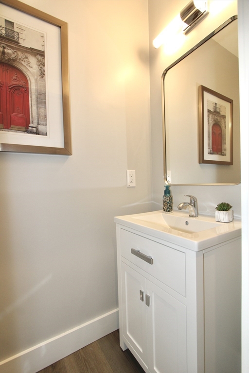 10 Salisbury Hill Boulevard, Unit 75 Worcester, MA 01609 - Photo 17 of 29 a bathroom with a sink and a mirror