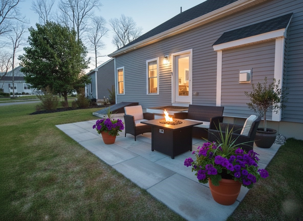 10 Salisbury Hill Boulevard, Unit 75 Worcester, MA 01609 - Photo 26 of 29 a view of a backyard with sitting area