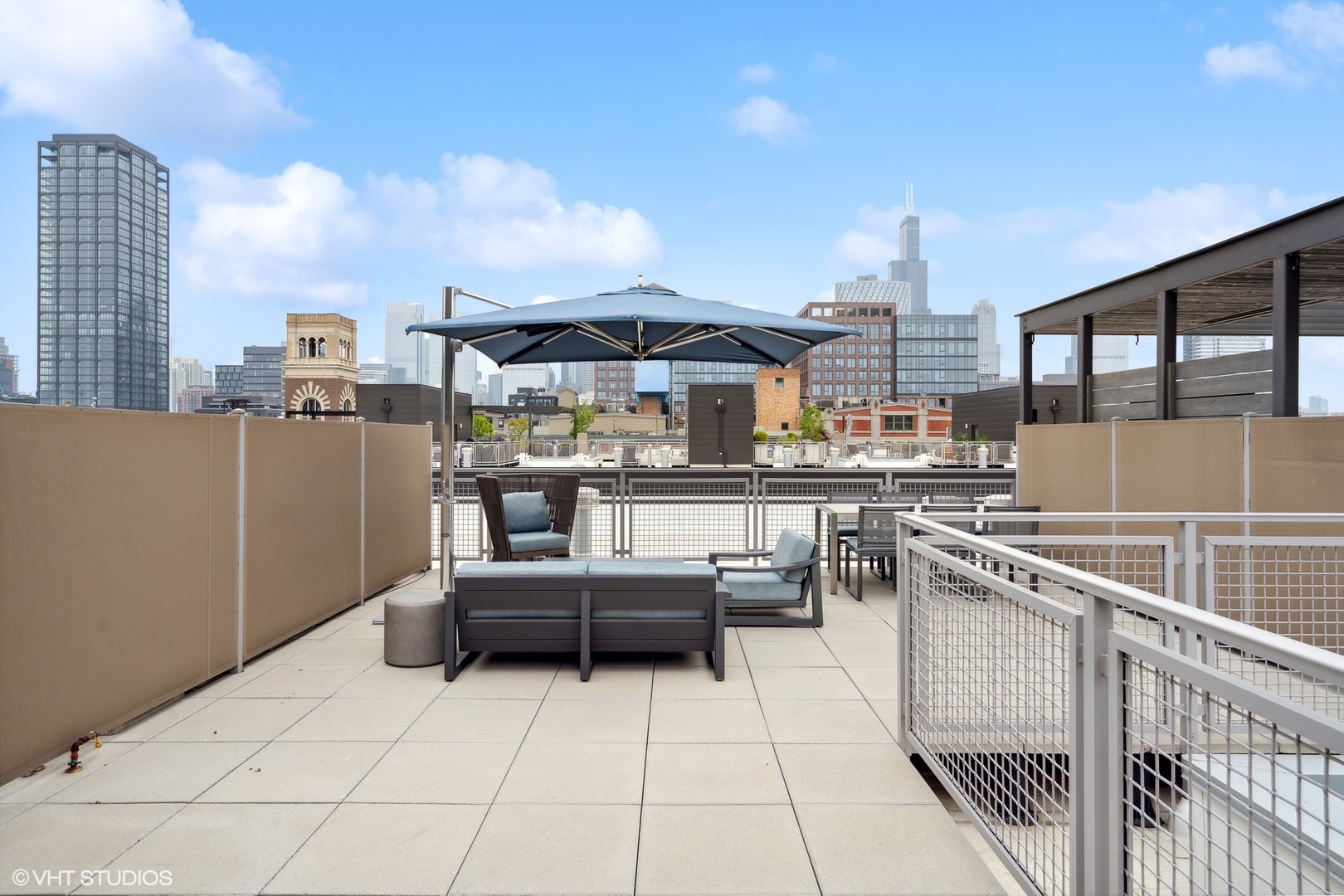 35 North Aberdeen Street, Unit PHS Chicago, IL 60607 - Photo 31 of 38 a terrace view with sitting space and seating space