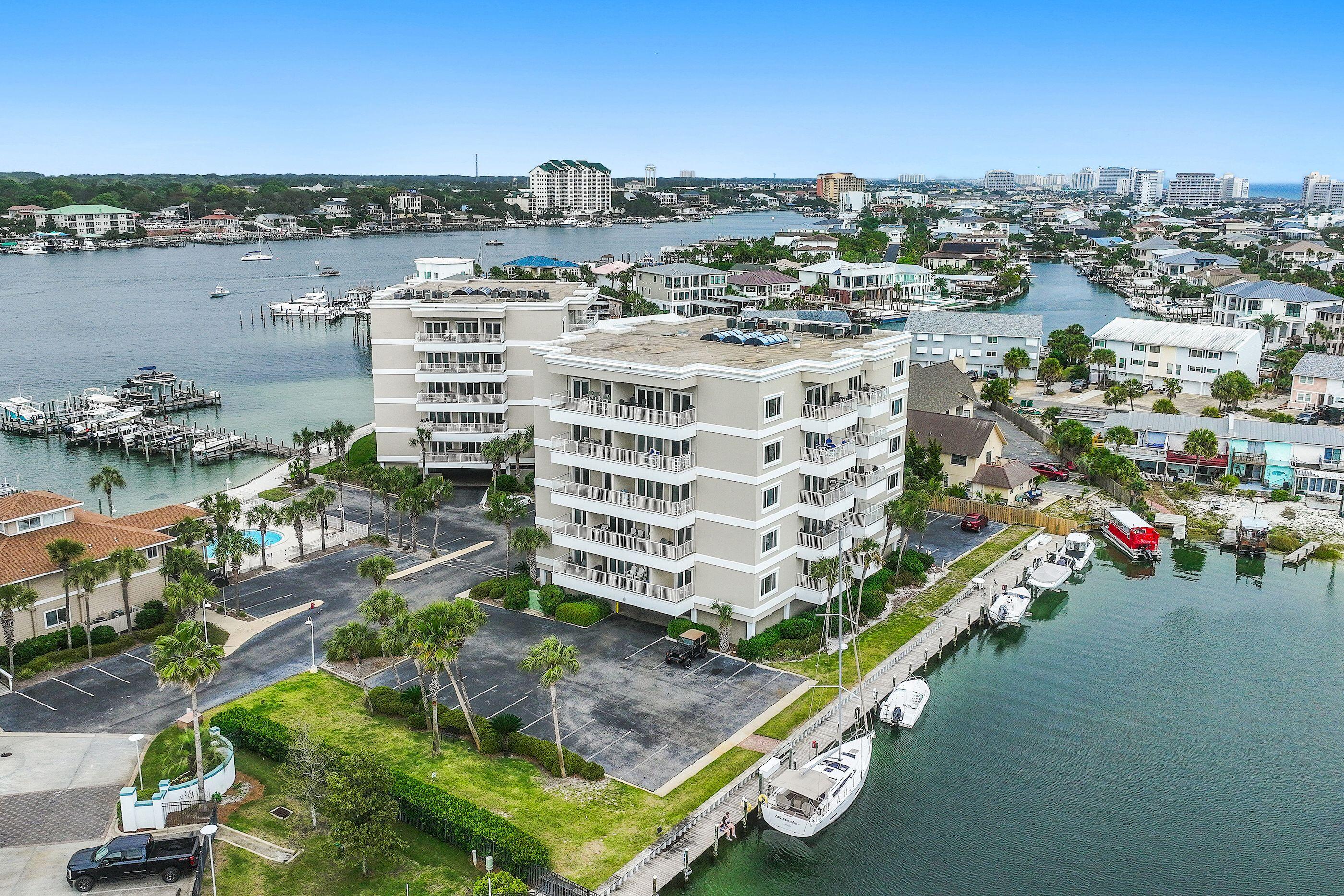 197 Durango Road, Unit 2B Destin, FL 32541 - Photo 23 of 29 an aerial view of a city with ocean view