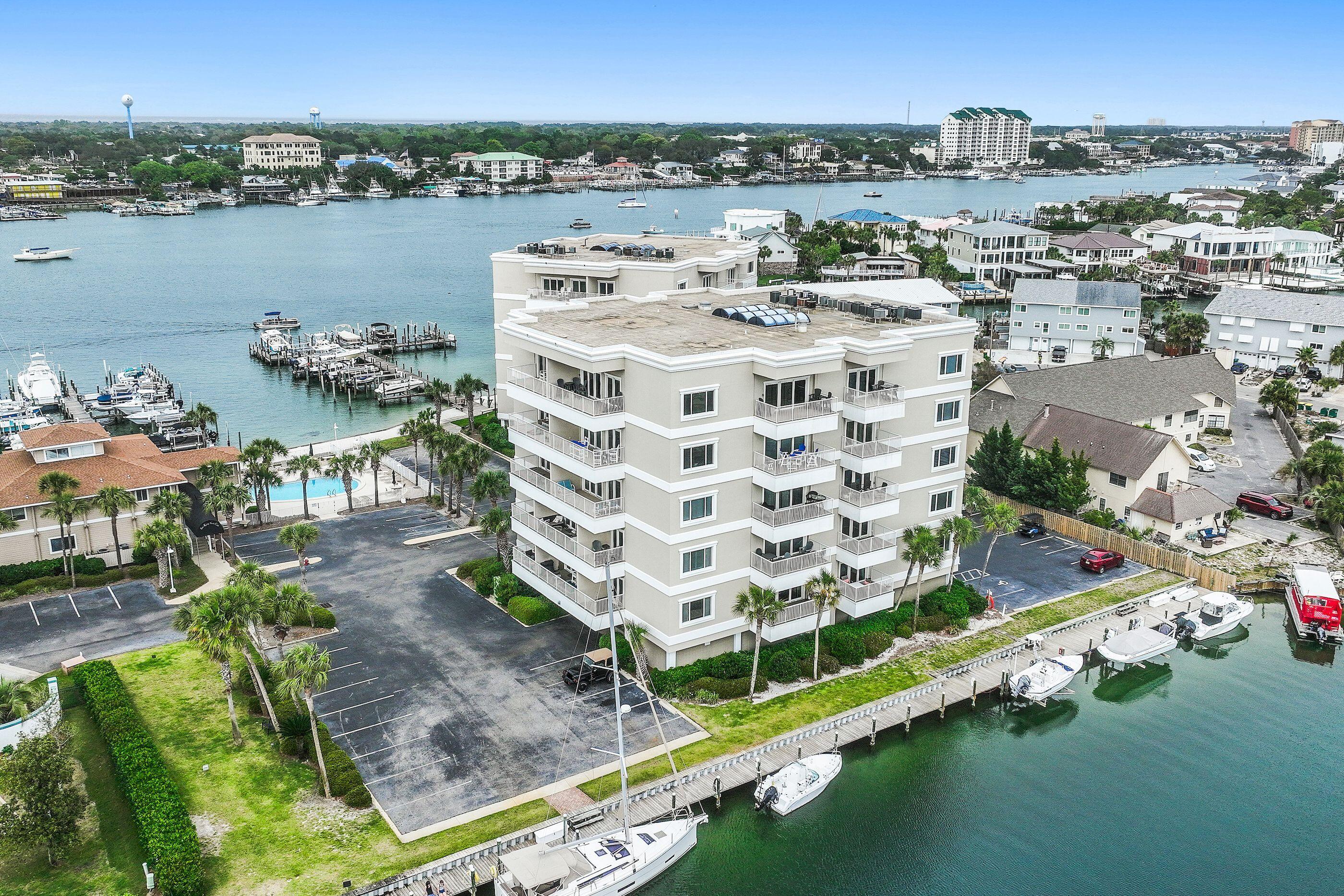 197 Durango Road, Unit 2B Destin, FL 32541 - Photo 25 of 29 a view of a lake with a city