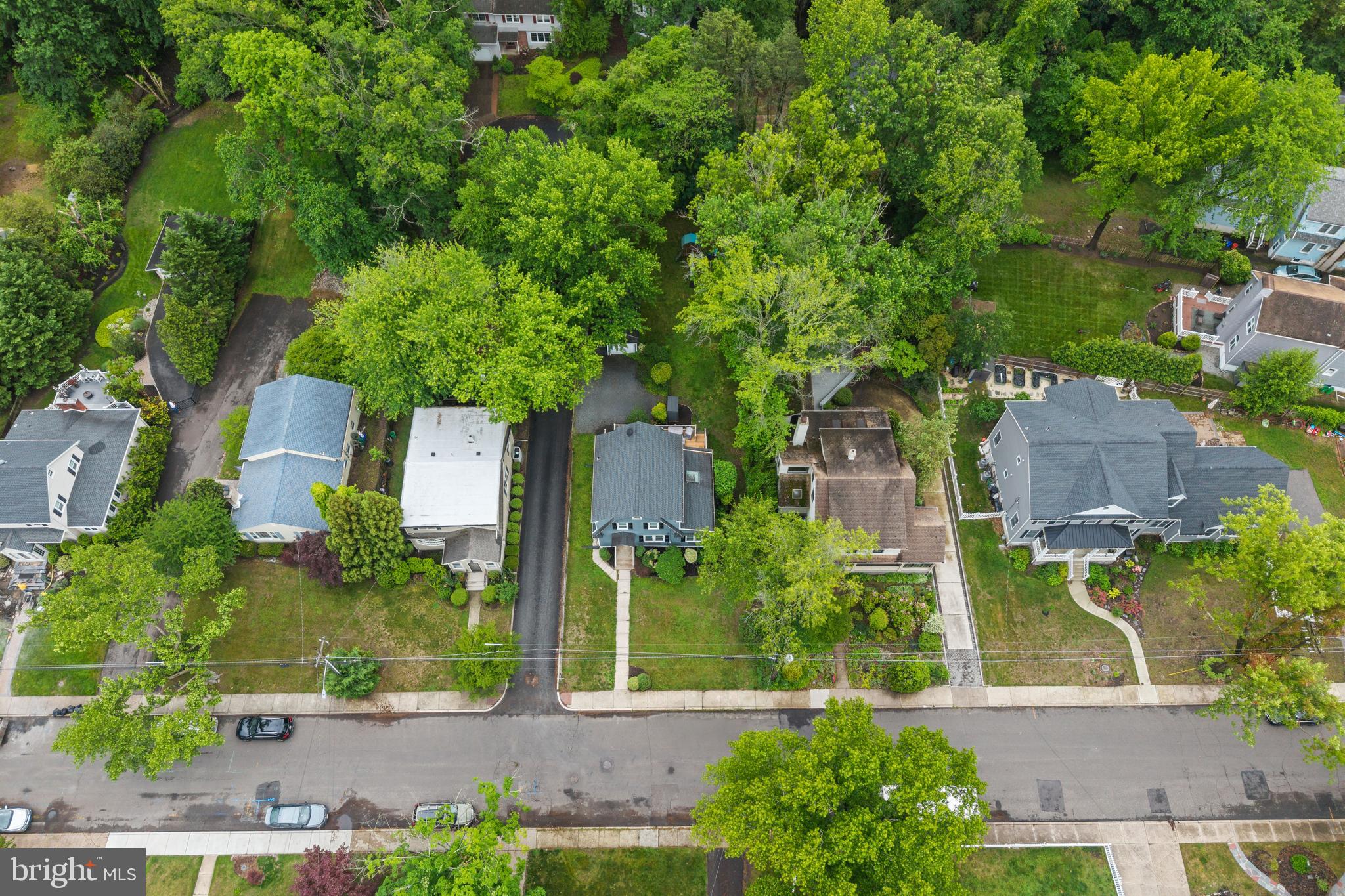 614 Maple Avenue Haddonfield, NJ 08033 - Photo 3 of 42 an aerial view of a house with a yard