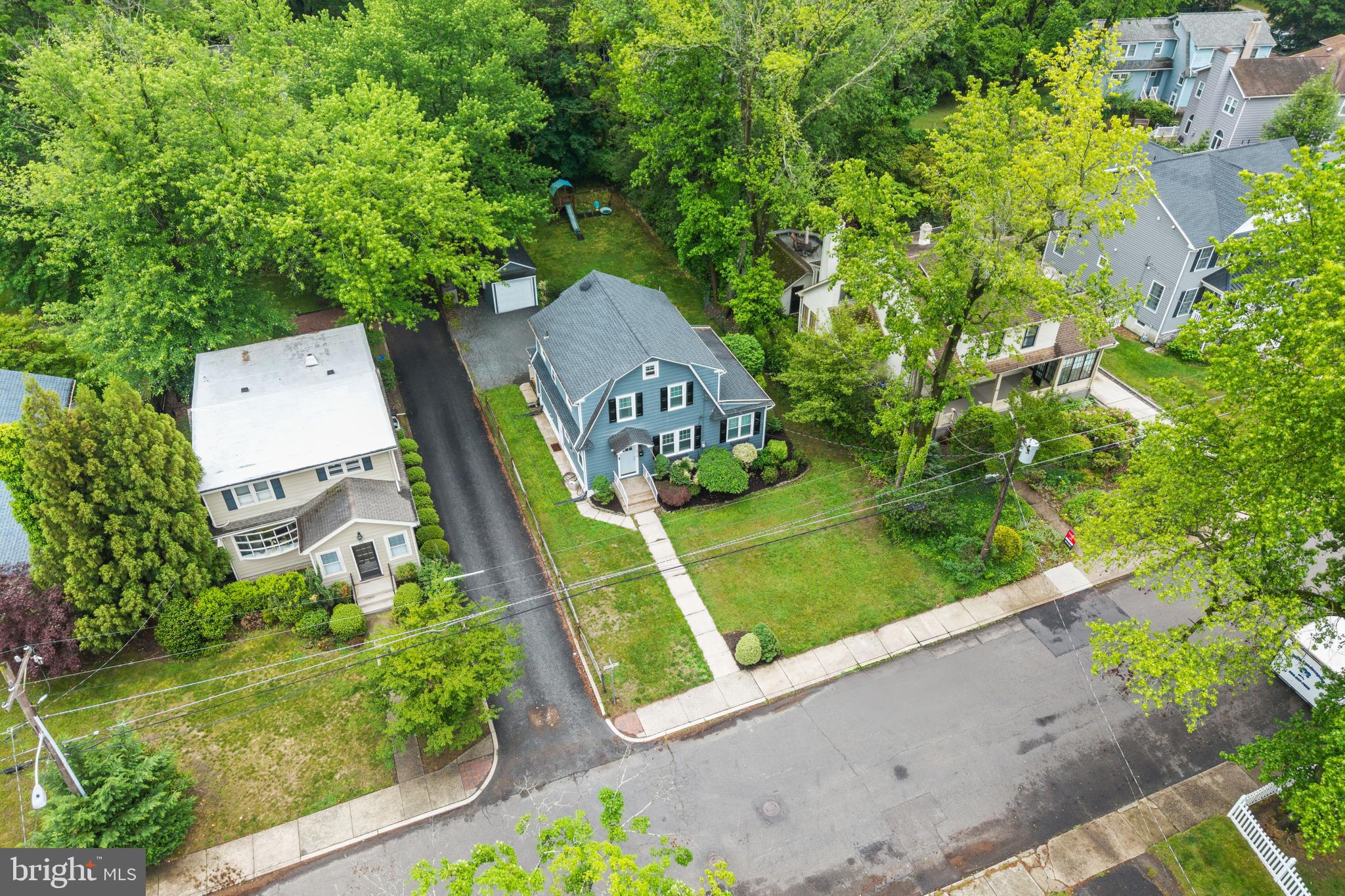614 Maple Avenue Haddonfield, NJ 08033 - Photo 5 of 42 an aerial view of a house