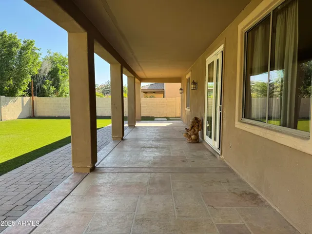 a view of a backyard with a garden