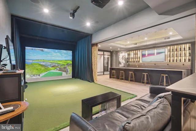 a outdoor living space with patio furniture and garden view