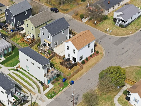 a view of a green yard