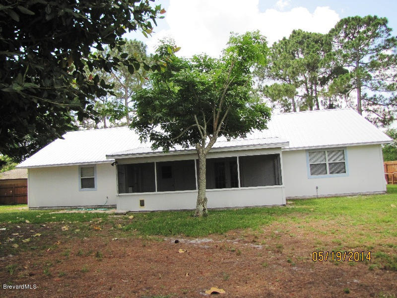 6055 Elgin Road Cocoa, FL 32927 - Photo 37 of 42 REAR OF HOUSE