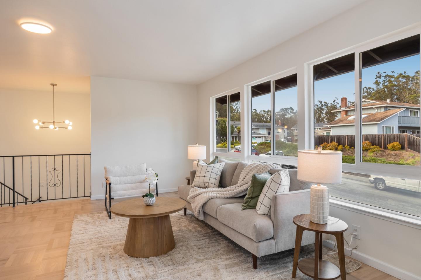 121 Riverside Drive San Bruno, CA 94066 - Photo 9 of 66 a living room with furniture and a large window