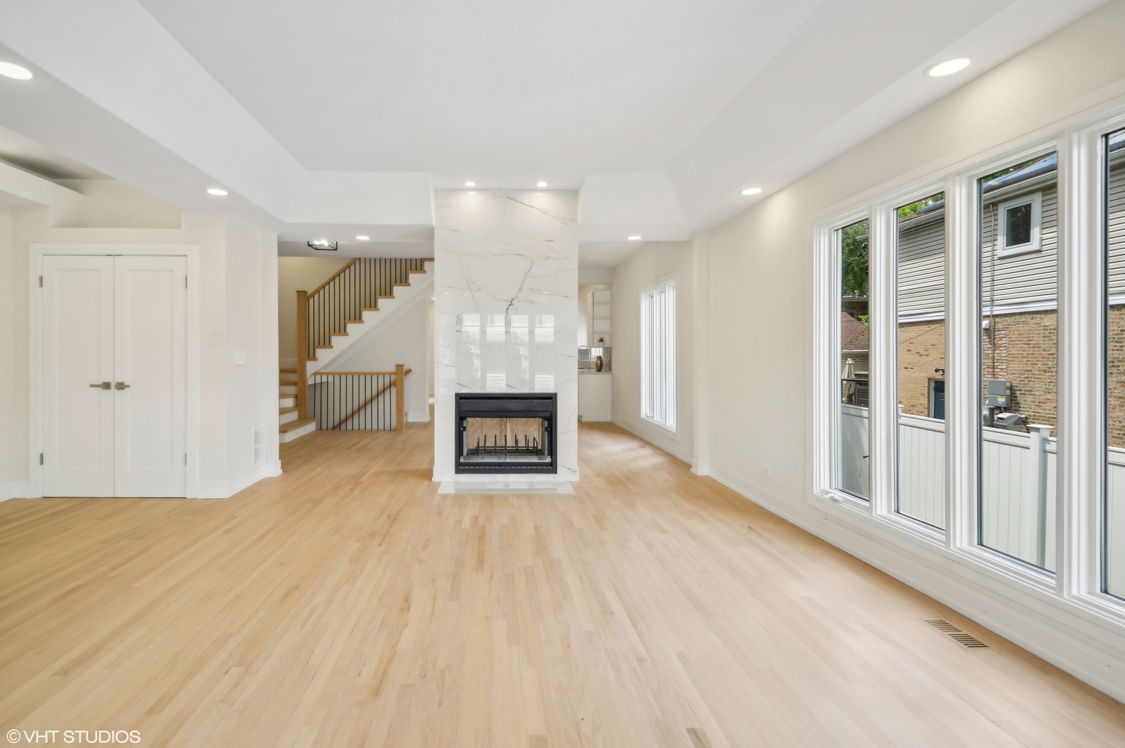 4110 North Kenneth Avenue Chicago, IL 60641 - Photo 4 of 28 a view of empty room with wooden floor