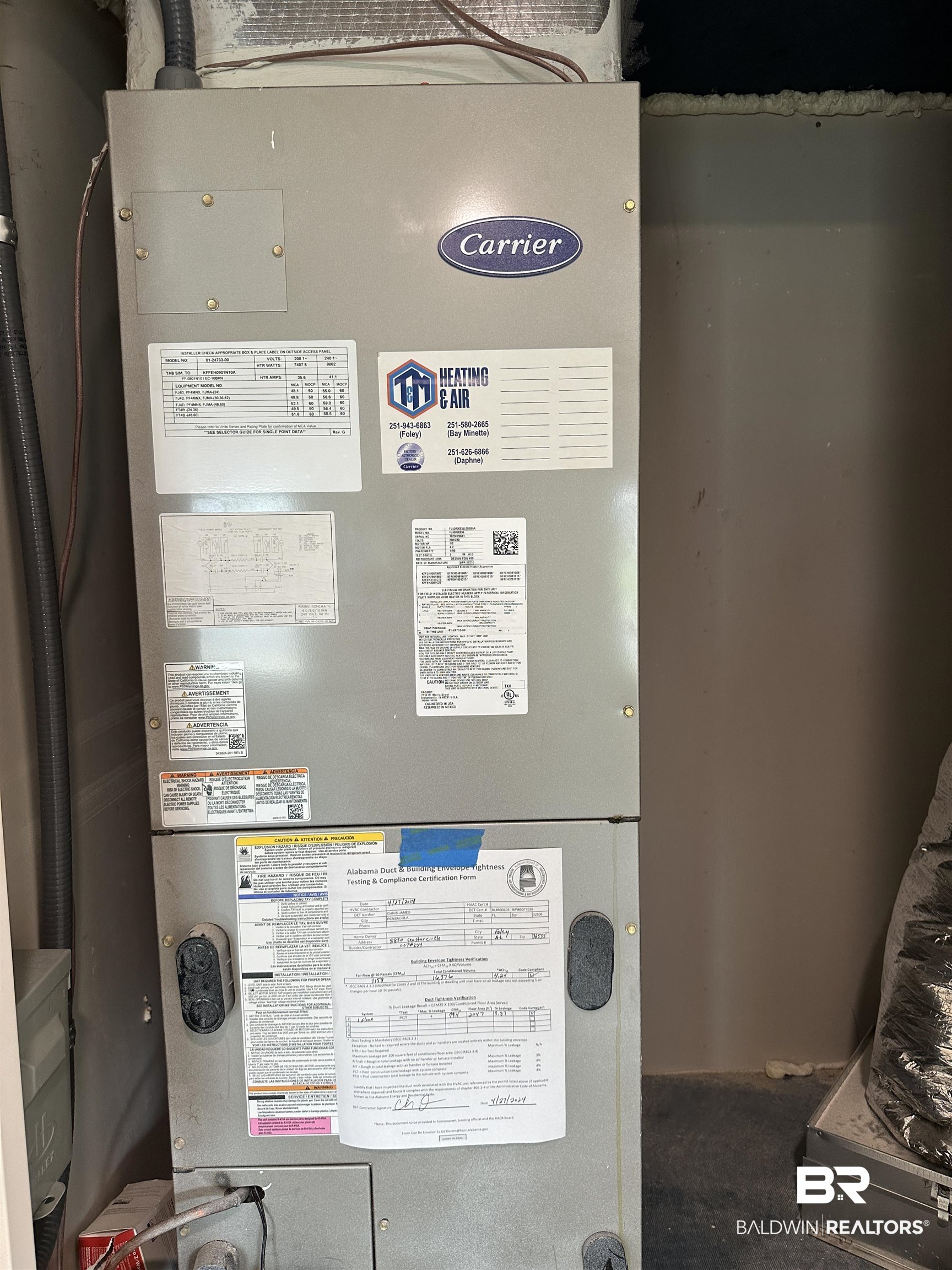 8850 Sea Star Circle Foley, AL 36535 - Photo 14 of 29 Utilities featuring heating unit