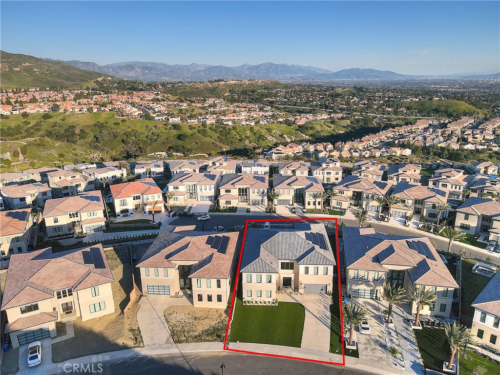 20164 Galway Lane Porter Ranch, CA 91326 - Photo 48 of 48 Aerial front view