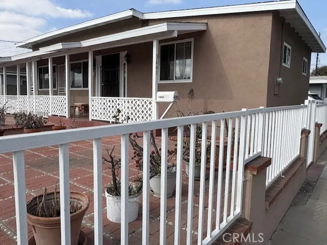 a view of a house with a window