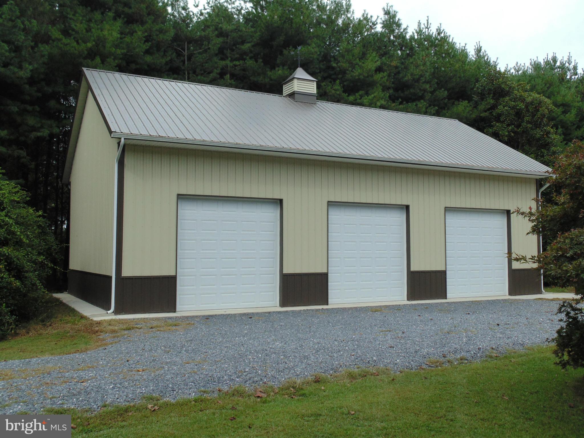 Awesome 50 X 30 Three Bay Garage w/ Loft
